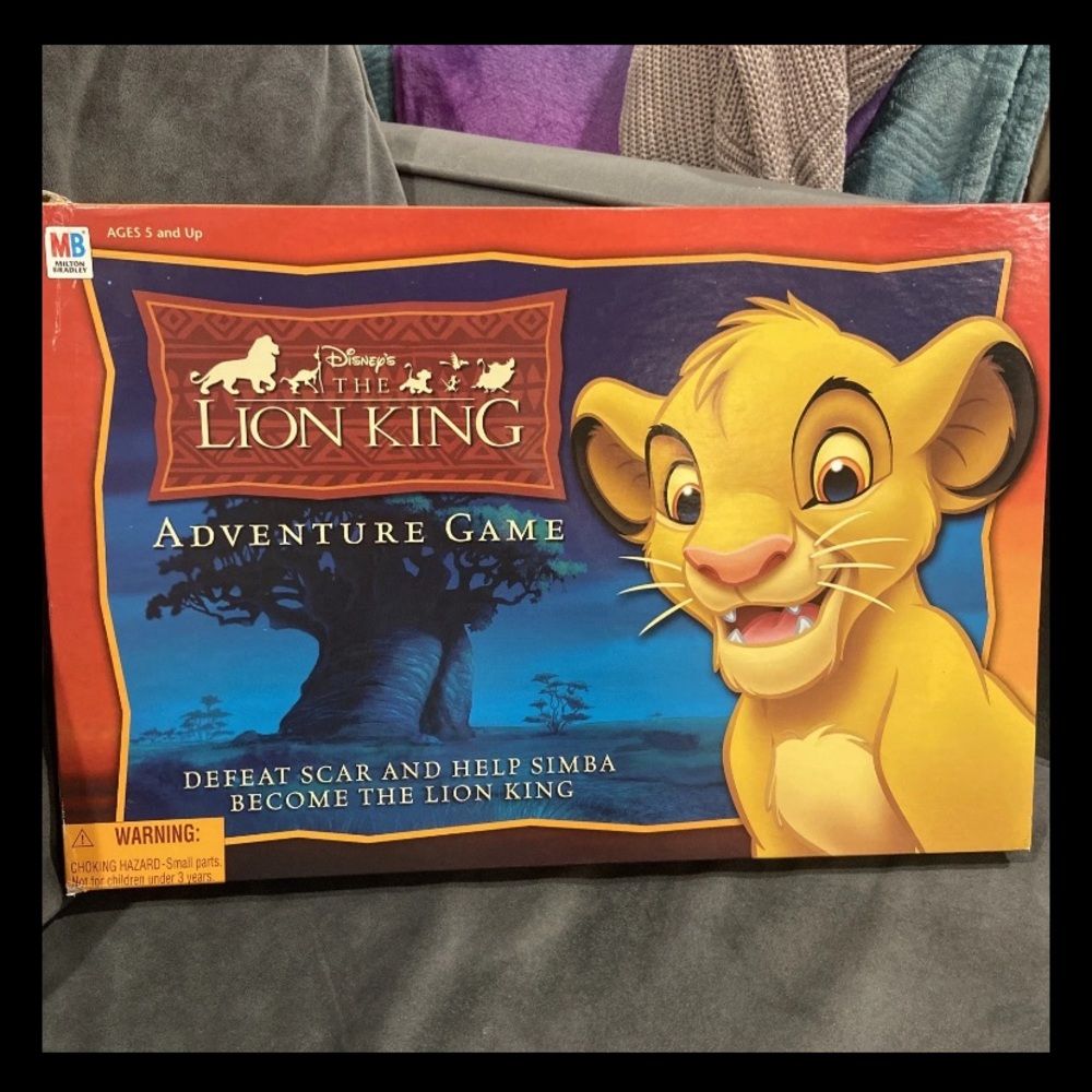 New but Opened Vintage Milton Bradley Disney’s The Lion King Adventure Game